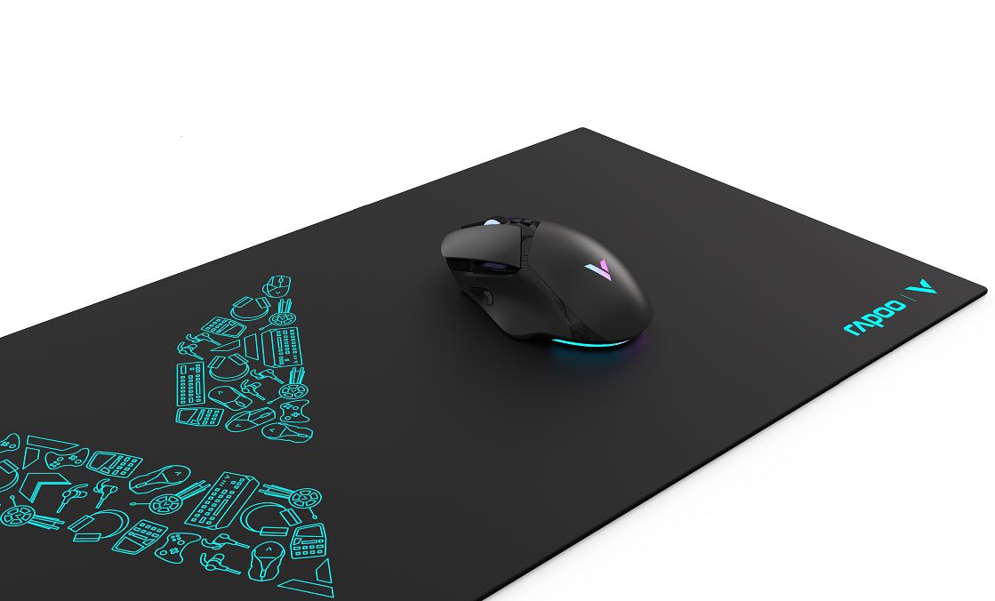 RAPOO V1L Mouse Pad - Extra Large Mouse Mat, Anti-Skid Bottom Design, Dirt-Resistant, Wear-Resistant, Scratch-Resistant, Suitable for Gamers/Gami
