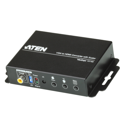 Aten Professional Converter VGA  3.5mm Audio to HDMI Converter with Scaler