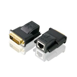 Aten Video Extender DVI via Cat 5, Up to 1080P@15m  1080i@20m, Non-Powered, Supports Hot-Plugging,