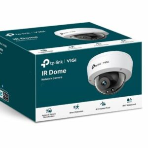 TP-Link VIGI 2MP C220I(4mm) IR Dome Network Camera, 4mm Lens, Smart Detection, 3YW
