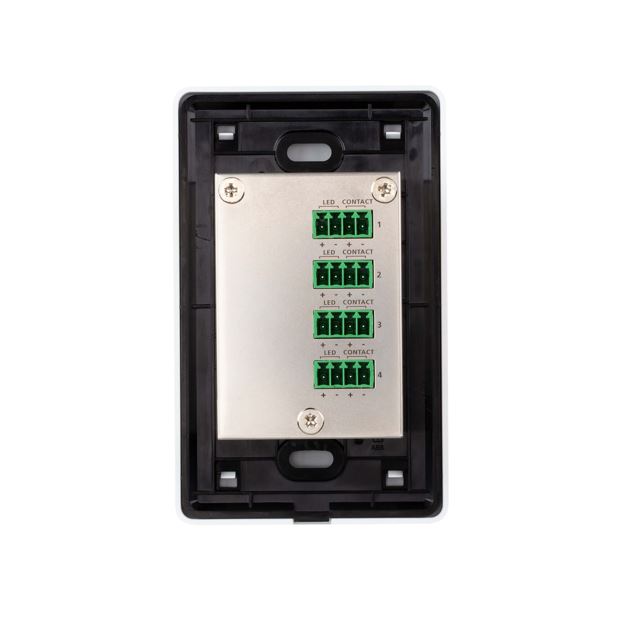 Aten VPK104 4-Key Contact Closure Remote Pad for VP1420/VP1421 Presentation Matrix Switches. Led lights, Engraved button