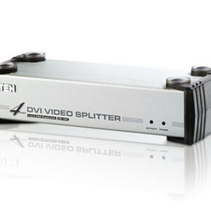 Aten Video Splitter 4 Port DVI Video Splitter w/ Audio, 1920x1200@60Hz, Cascadable to 3 Levels (Up to 64 Outputs)