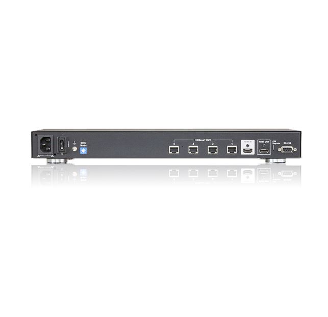 Aten 4 Port HDMI HDBaseT Splitter, supports up to 4K@100m with one local HDMI output, control via RS232, EDID managenment