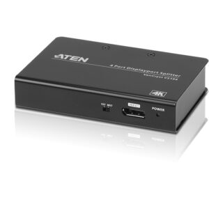 Aten Video Splitter 4 Port DisplayPort 4K Splitter, 4096x2160 / 3840x2160@60Hz, Supports Extend Mode  Split Mode