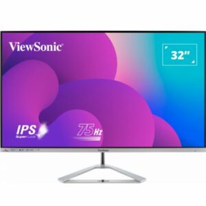 ViewSonic 32” Office Professional Stylis Elegant  Ultra Thin bezel, SuperClear IPS  4ms, FHD,  HDMI, DP, VGA, Speakers, Low Energy 26w, Monitor