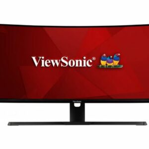 ViewSonic 34” Curved 3440x1440, 144Hz, 1500R , HDR10, Adaptive Sync, 2x HDMI, 2x DP, Speaker, VESA 100,  VX3418-2KPC Office Gaming Ultra Wide Monitor