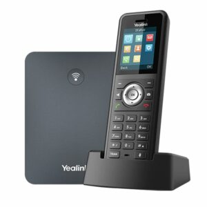 Yealink W79P DECT Solution including W70B Base Station and 1x W59R Handset, IP67 professional ruggedized SIP cordless phone system