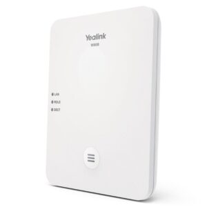Yealink W80B Wireless DECT Solution including works with W56H  W53H  (A W80-DM - IPY-W80DM - is required for this set to work)
