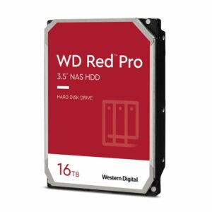Western Digital WD Red Pro 16TB 3.5" NAS HDD SATA3 7200RPM 512MB Cache 24x7 300TBW ~24-bays NASware 3.0 CMR Tech 5yrs wty