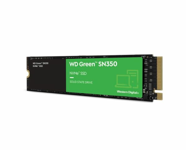 (LS) Western Digital WD Green SN350 480GB M.2 NVMe SSD 2400MB/s 1650MB/s R/W 60TBW 250K/170K IOPS 1M hrs MTTF 3yrs wty