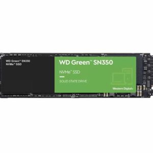 (LS) Western Digital WD Green SN350 480GB M.2 NVMe SSD 2400MB/s 1650MB/s R/W 60TBW 250K/170K IOPS 1M hrs MTTF 3yrs wty