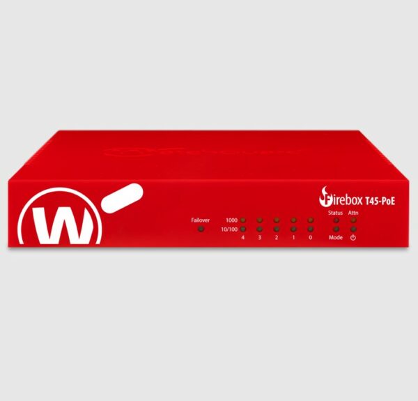 WatchGuard Firebox T45-PoE with 5-yr Basic Security Suite (AU)