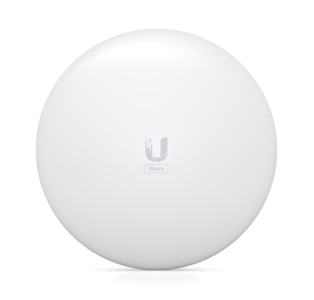 Ubiquiti UISP Wave Long-Range, 60 GHz PtMP station powered by Wave Technology, GbE RJ45 port, Integrated GPS  Bluetooth,  Incl 2Yr Warr