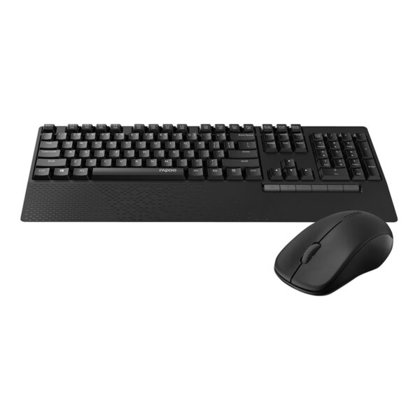 RAPOO X1960 Wireless Mouse and Keyboard Combo with Palm Res -1000DPI, Wireless 2.4G, 10m Range, Spill Resistant, Plug-and-Play