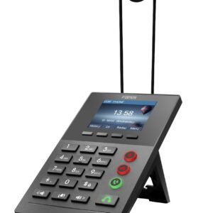 Fanvil X2P Call Center IP Phone - 2.4" Colour Screen, 2 Lines, No DSS Buttons, 2x RJ9 Headset Ports (1 For Monitoring), Dual 10/100 NIC