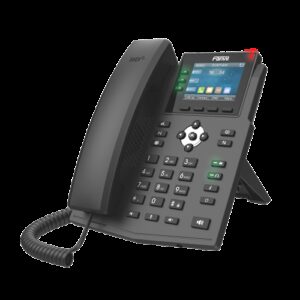 Fanvil X3U Pro Enterprise IP Phone - 2.8" Colour Screen, 3 Lines, No DSS Buttons, Dual Gigabit NIC, HD Audio Quality, 6 SIP Lines, PoE