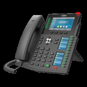 Fanvil X6U Enterprise IP Phone - 4.3" (Video) Colour Screen, 20 Lines, 60 x DSS Buttons, Dual Gigabit NIC, Built in Bluetooth, *SBC Ready