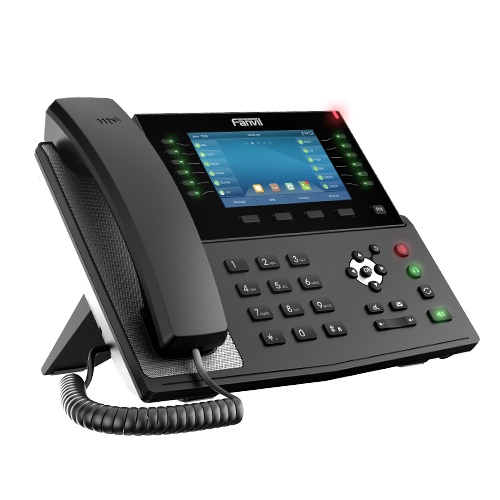 Fanvil X7C Enterprise Color IP Phone, 5″ Hig Res Screen, 20 SIP Lines, HD Audio, Built In Bluetooth, Upto 60 DSS Key Entries, Dual Gigabit, *SBC Ready