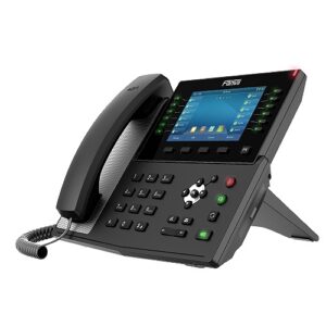 Fanvil X7C Enterprise Color IP Phone, 5" Hig Res Screen, 20 SIP Lines, HD Audio, Built In Bluetooth, Upto 60 DSS Key Entries, Dual Gigabit, *SBC Ready