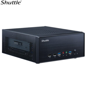 Shuttle XH510G2 Slim Mini PC 5L Barebone - Intel 11/10th Gen, PCIe x16, PCIe x1, LAN, HDMI, DP, 2x DDR4, 2.5" HDD/SSD bay, 2xM.2 2280, 180W