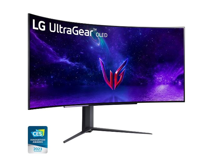 LG 45'' UltraGear™ OLED Curved Gaming Monitor WQHD with 240Hz Refresh Rate 0.03ms Response Time -Limited Warranty- 2 Year Parts and Labor