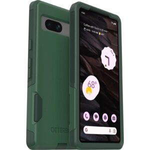 OtterBox Commuter Google Pixel 7a 5G (6.1") Case Green - (77-92096), Antimicrobial, DROP+ 3X Military Standard, Dual-Layer, Raised Edges, Port Covers