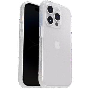 OtterBox React Apple iPhone 15 Pro (6.1") Case Stardust (Clear Glitter) - (77-92760), Antimicrobial, DROP+ Military Standard, Raised Edges, Hard Case