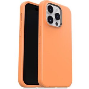 OtterBox Symmetry+ MagSafe Apple iPhone 15 / iPhone 14 / iPhone 13 (6.1") Case Sunstone(Orange) - (77-92940),Antimicrobial, DROP+ 3X Military Standard