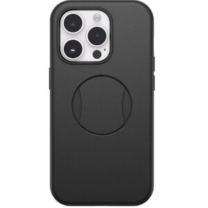 OtterBox OtterGrip Symmetry MagSafe Apple iPhone 15 Pro (6.1") Case Black - (77-93133), Antimicrobial, DROP+ 3X Military Standard