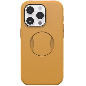 OtterBox OtterGrip Symmetry MagSafe Apple iPhone 15 Pro (6.1") Case Aspen Gleam 2.0 (Yellow) - (77-93146), Antimicrobial,DROP+ 3X Military Standard