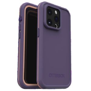 OtterBox Fre MagSafe Apple iPhone 15 Pro Max (6.7") Case Rule of Plum (Purple) - (77-93431), DROP+ 5X Military Standard, 2M WaterProof