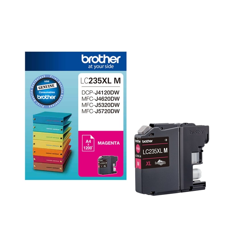 Brother LC235XL MS Magenta Ink Cartridge – DCP-J4120DW/MFC-J4620DW/J5320DW/J5720DW – up to1200 pages
