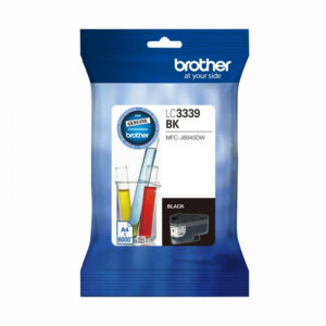 Brother LC-3339XLBK Black Super High Yield Ink Cartridge to Suit MFC-J5845DW, MFC-J5945DW, MFC-J6545DW, MFC-J6945DW, upto 6000 Pages