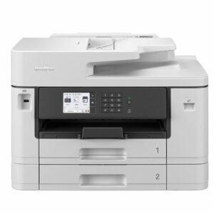 Brother J5740DW A3 Business Inkjet Multi-Function Printer with print speeds of 28ppm, dual paper trays supporting up to A3 and efficient A4 2-sided