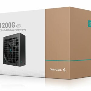 DeepCool PX1200-G 1200W 80+ GOLD/Cybenetics Platinum Power Supply, 135mm Fan, Japanese Capacitors,  DC to DC, ATX12V V3.0, 100,000 MTBF, 90% Efficienc