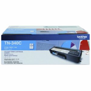 Brother TN-340C Colour Laser Toner - Standard Yield Cyan, HL-4150CDN/4570CDW, DCP-9055CDN, MFC-9460CDN/9970CDW - 1500 pages
