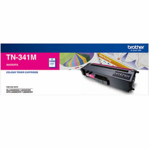Brother TN-341M Colour Laser Toner-Standard Magenta, HL-L8250CDN/8350CDW MFC-L8600CDW/L8850CDW - 1500Pages