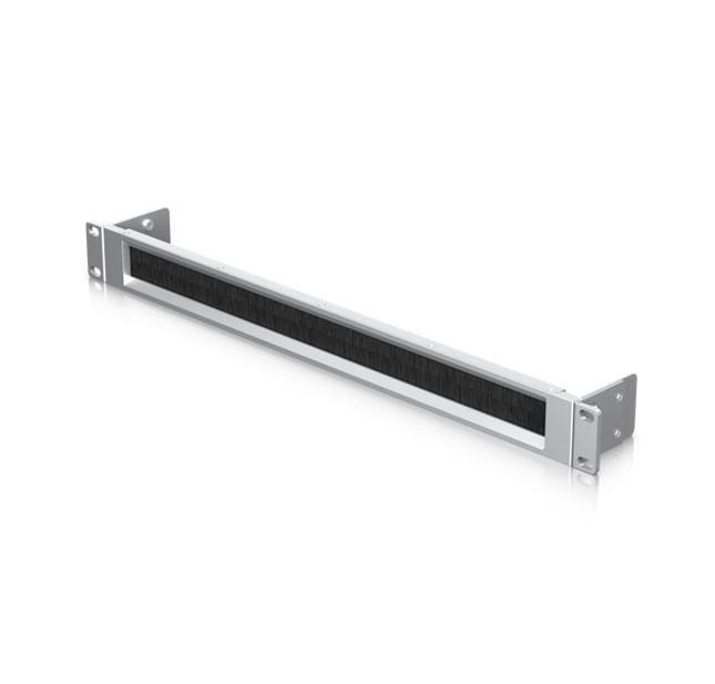 Ubiquiti 1U Rack Mount OCD Panel Brush, Silver Brush Panel, Compatible With The Toolless Mini Rack,  Incl 2Yr Warr