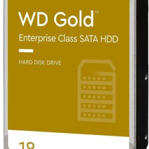 Western Digital 18TB WD Gold Enterprise Class Internal Hard Drive - 7200 RPM Class, SATA 6 Gb/s, 512 MB Cache, 3.5"- 5 Years Limited Warranty
