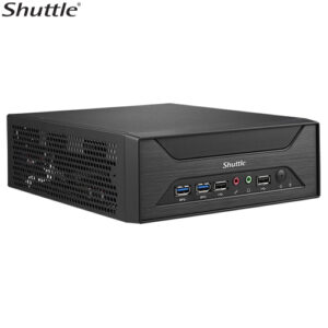 Shuttle XH270 Slim Mini PC 3L Barebone - Support Intel KBLSKY CPU, 4x 2.5" HDD/SSD bay (RAID), 2xLAN, HDMI, DP, VGA, RS232, 2xDDR4,  M.2 2280, 120W