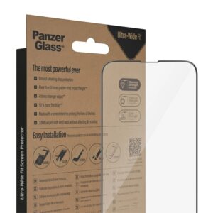 PanzerGlass Apple iPhone 15 Plus (6.7") Screen Protector Ultra-Wide Fit - Clear (2811),Scratch  Shock Resistant,Drop Protection,Diamond Strength, 2YR