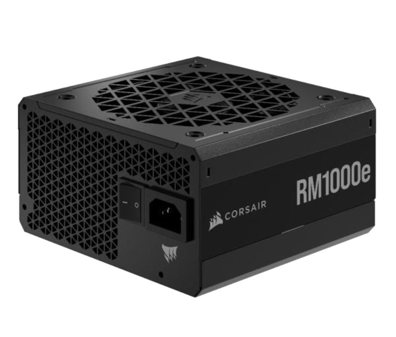 Corsair RM1000e Fully Modular Low-Noise ATX Power Supply - ATX 3.0  PCIe 5.0 Compliant - 105°C-Rated Capacitors - 80 PLUS Gold PSU