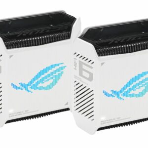 ASUS ROG Rapture GT6 AX10000 WiFi 6 Tri-Band Gaming Mesh Routers White Colour (2 Pack)