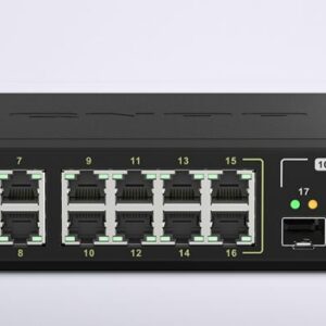 QNAP QSW-M2116P-2T2S -16 ports 2.5GbE RJ45 with 802.3at(30W), 2 ports 10GbE SFP+, 2 ports 10GbE RJ45 with 802.3bt(90W)  -2 yr WTY