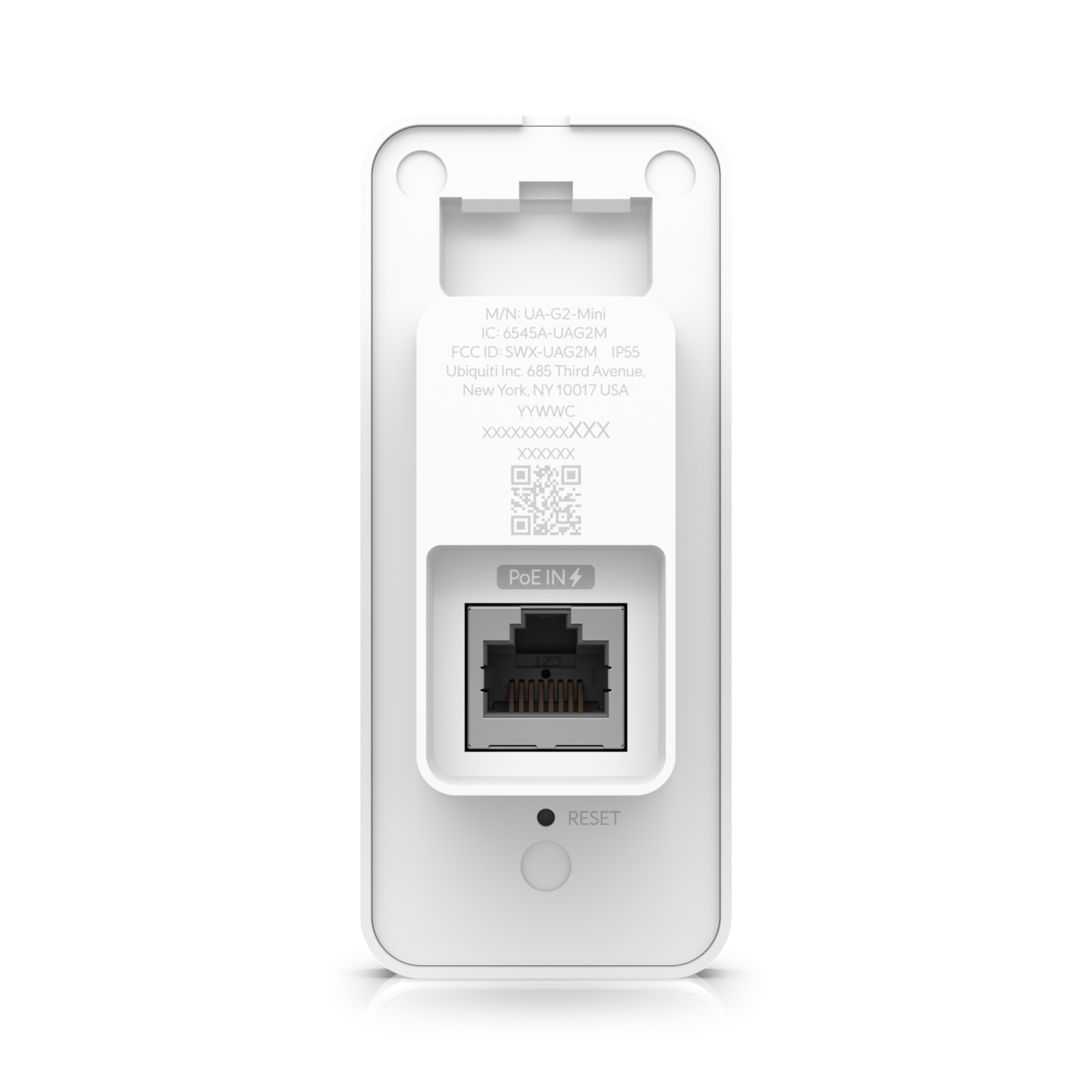 Ubiquiti UniFi Access Reader G2, Entry/Exit Messages, IP55 Weather Resistance, Additional Handwave Unlock Functionality, 2Yr Warr