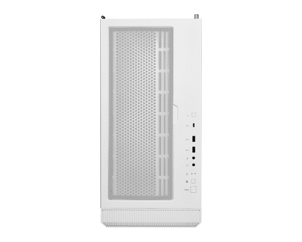 MSI MPG VELOX 100R Mid-Tower Case, Support  ATX / Micro-ATX / Mini-ITX,  2x 2.5″, 2x 3.5″, 7x Exp Slots, 2x USB 3.2, 1x USB-C, 1x Audio 1x Mic(WHITE)