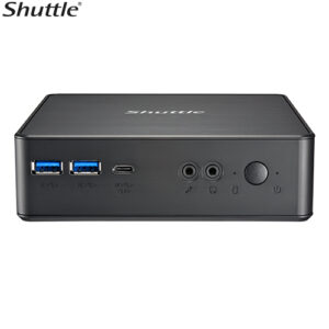 Shuttle NC40U Slim Mini PC, 1L Barebone - Celeron 7305, HDMI, DP, VGA, RJ45, LAN, 2xDDR4, 2.5" HDD/SSD, VESA mount