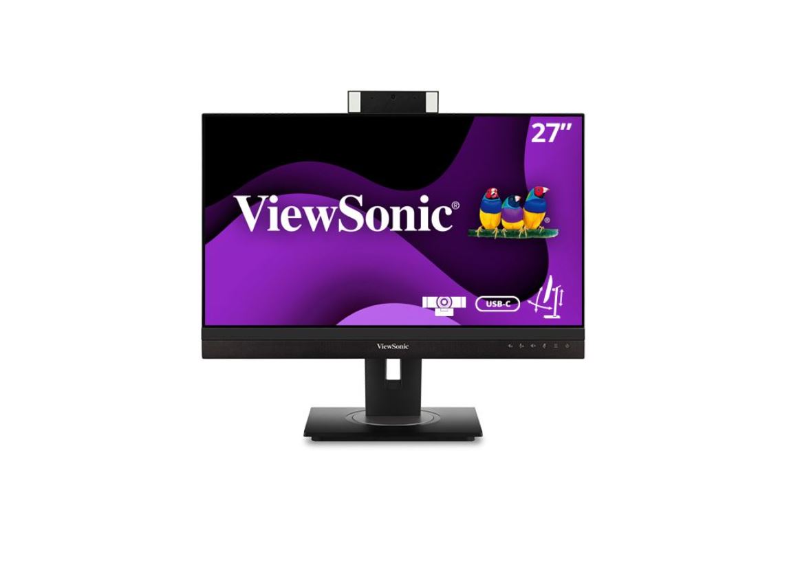 ViewSonic 27" Business with Webcam, IPS 2K 2560x1440 Business, USB-C 90W, Frameless. HDMI, DP, RJ45, Advance Replacement, Business Pro Monitor