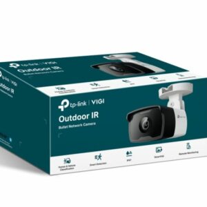 TP-Link VIGI 4MP C340I(4mm) Outdoor IR Bullet Network Camera, 4mm Lens, Smart Detection, 3YW