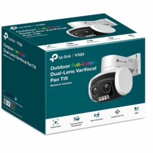 TP-Link VIGI 4MP C540V Outdoor Full-Color Dual-Lens Varifocal Pan Tilt Network Camera,Two-Way Audio, Smart Detection 3YW